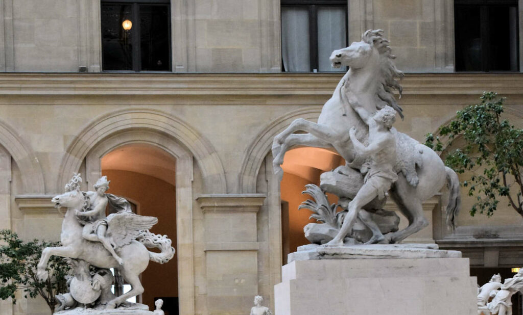 Des chevaux de Marly au Louvre