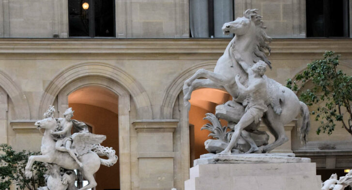 Des chevaux de Marly au Louvre